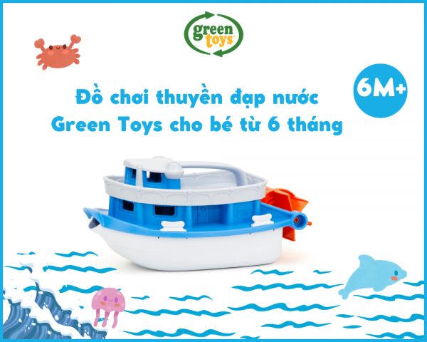 Đồ chơi thuyền đạp nước Green Toys 1